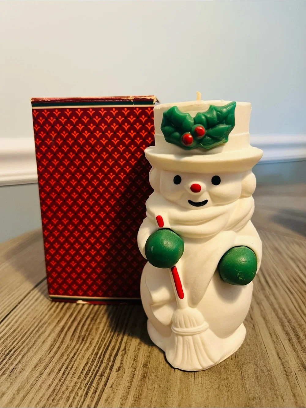 Vintage Avon Mr. Snowlight Bayberry Snowman Candle – Original Box